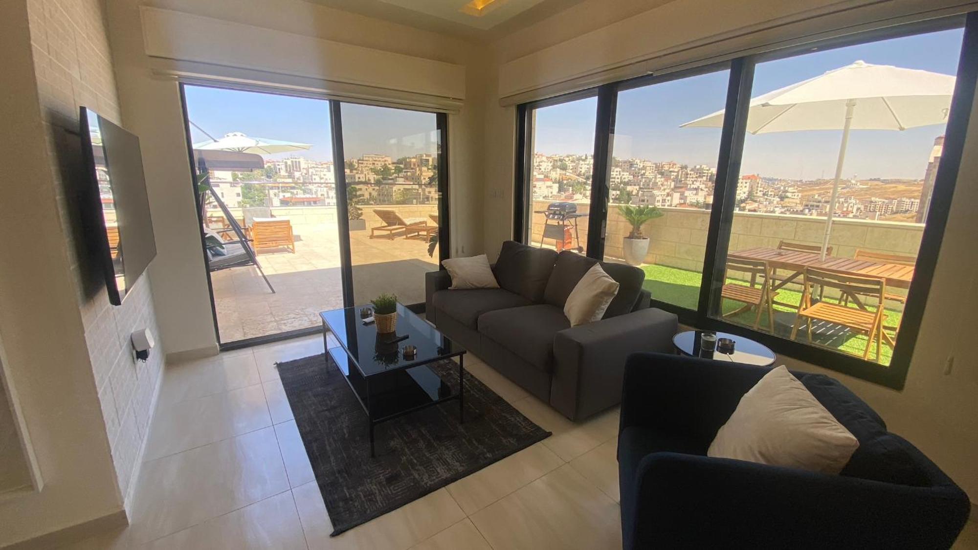 Dair Ghbar Apartment Amán Habitación foto